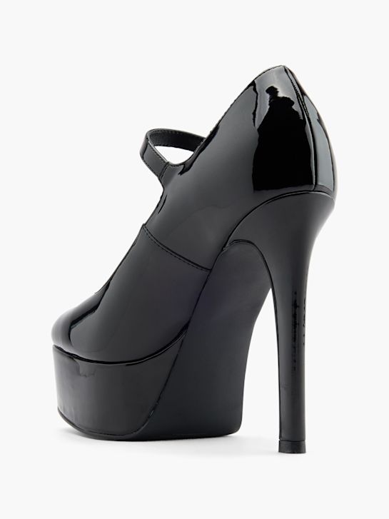 Catwalk Czółenka z zapięciem Czarny 80767 3