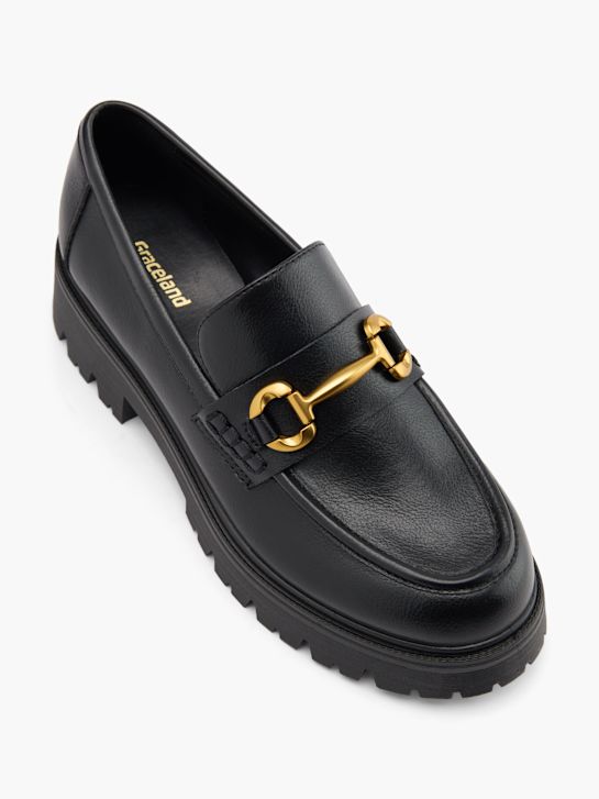 Graceland Loafer Sort 80759 2