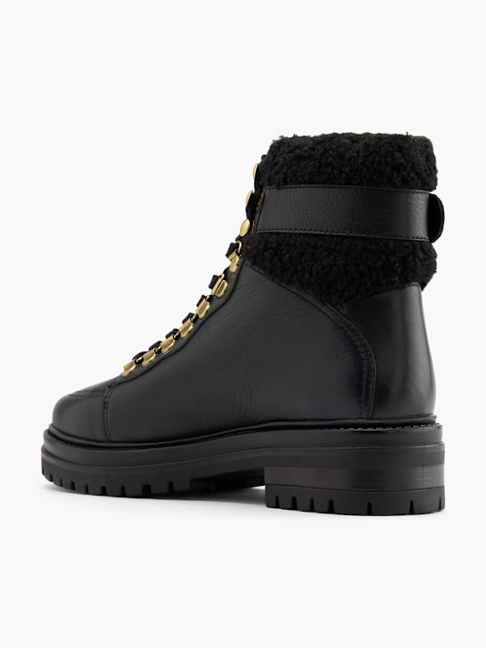 5th Avenue Botki sznurowane Czarny 80919 3
