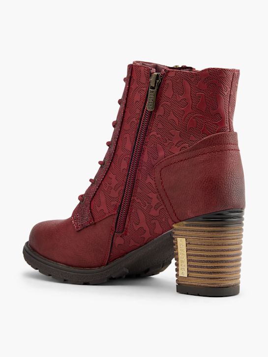 Mustang Schnürstiefelette Bordeaux 80938 3