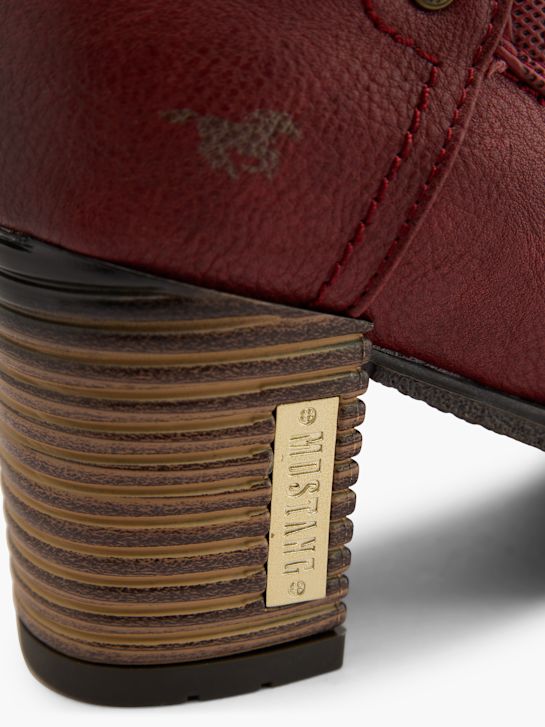 Mustang Schnürstiefelette Bordeaux 80938 6