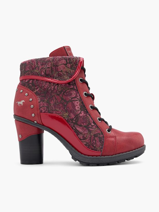 Mustang Schnürstiefelette Rot 80939 1