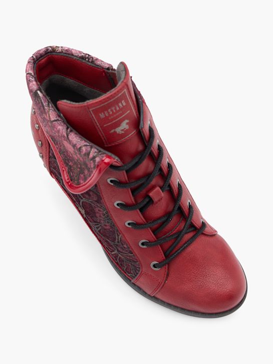 Mustang Schnürstiefelette Rot 80939 2