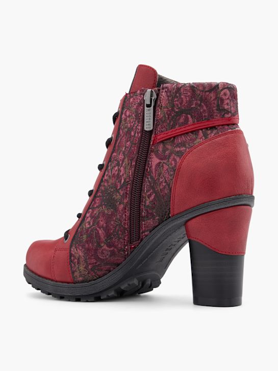 Mustang Schnürstiefelette Rot 80939 3