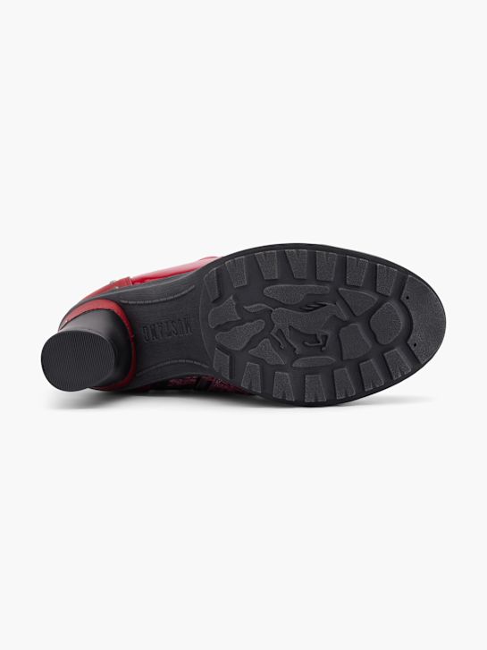 Mustang Schnürstiefelette Rot 80939 4