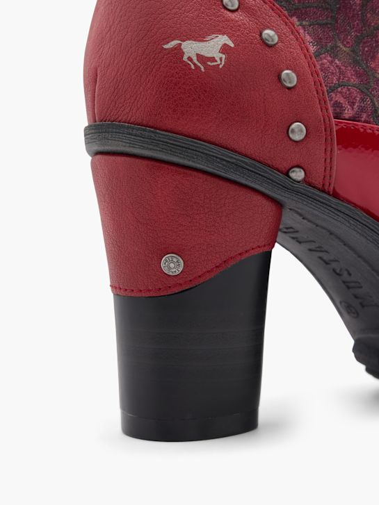 Mustang Schnürstiefelette Rot 80939 5