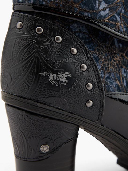 Mustang Schnürstiefelette Schwarz 80937 5