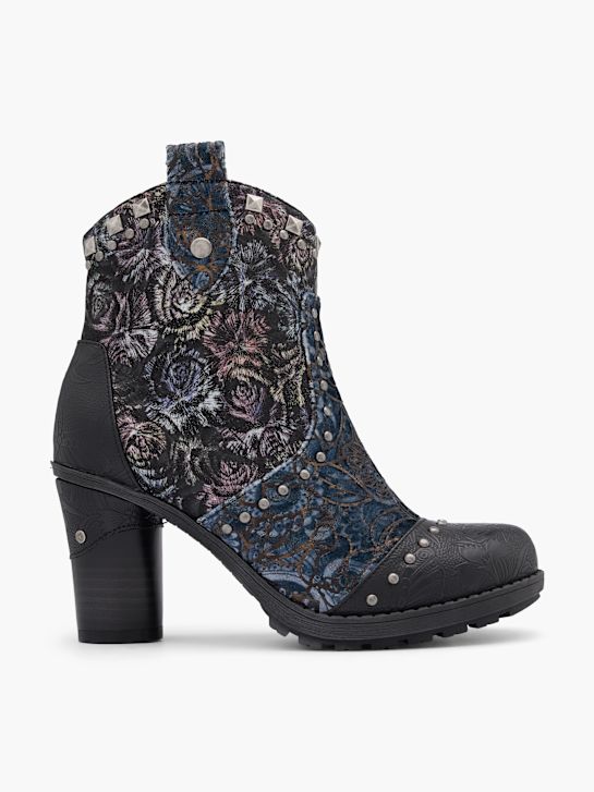 Mustang Stiefelette Schwarz 80942 1