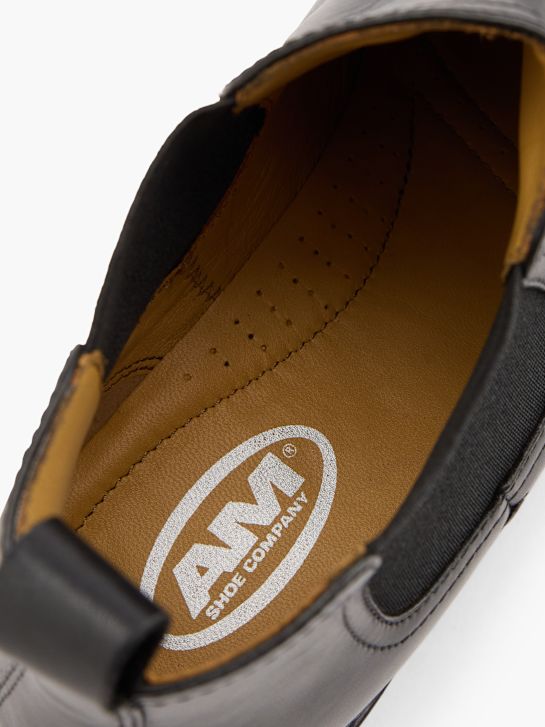 AM SHOE Stivale Chelsea Nero 81019 5