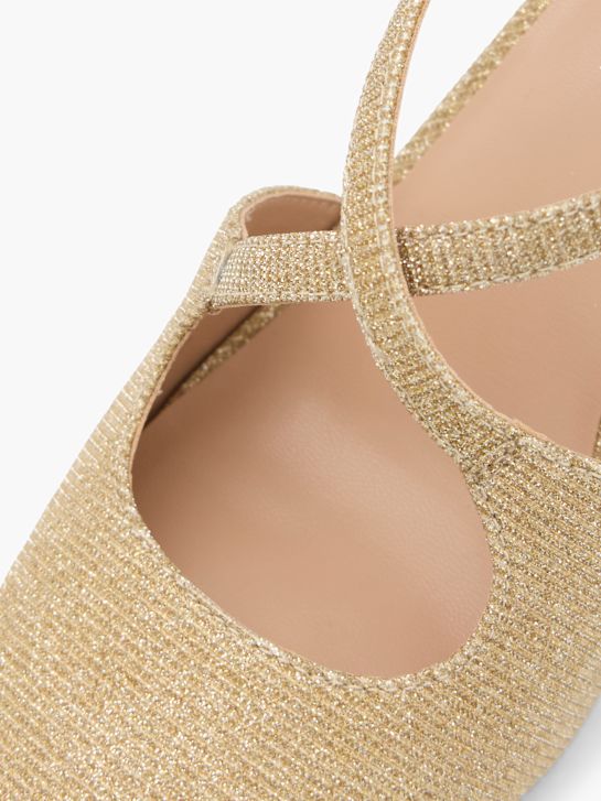 Catwalk Décolleté con fibbia Oro 81156 5