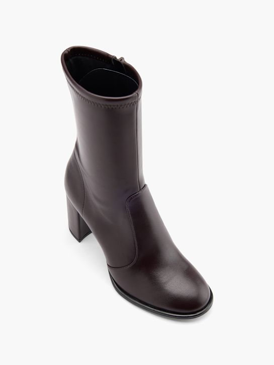 Catwalk Klasszikus bokacsizma burgundi 81244 2
