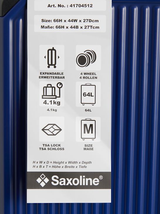 Saxoline Valise Bleu 81263 4