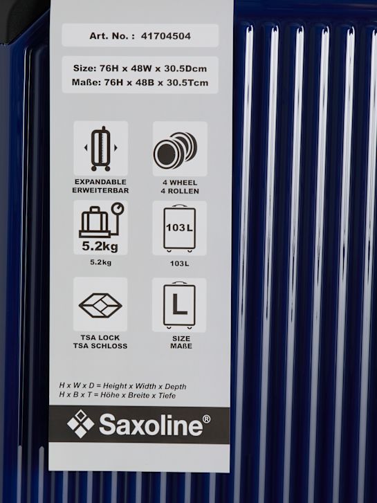 Saxoline Valise Bleu 81266 4