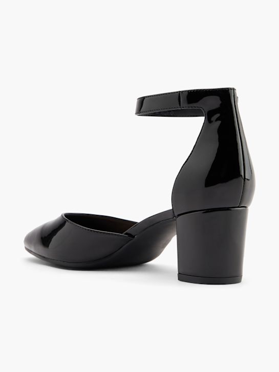 Graceland Pump med spænde Sort 81302 3