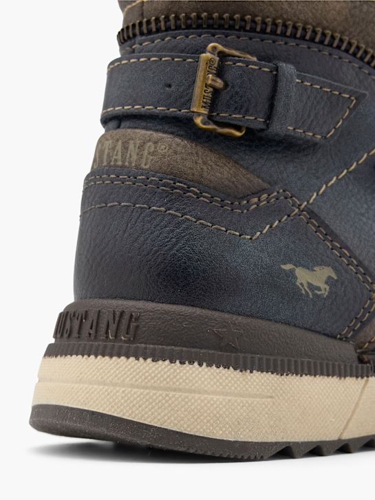 Mustang Bottes à lacets Bleu 81346 6