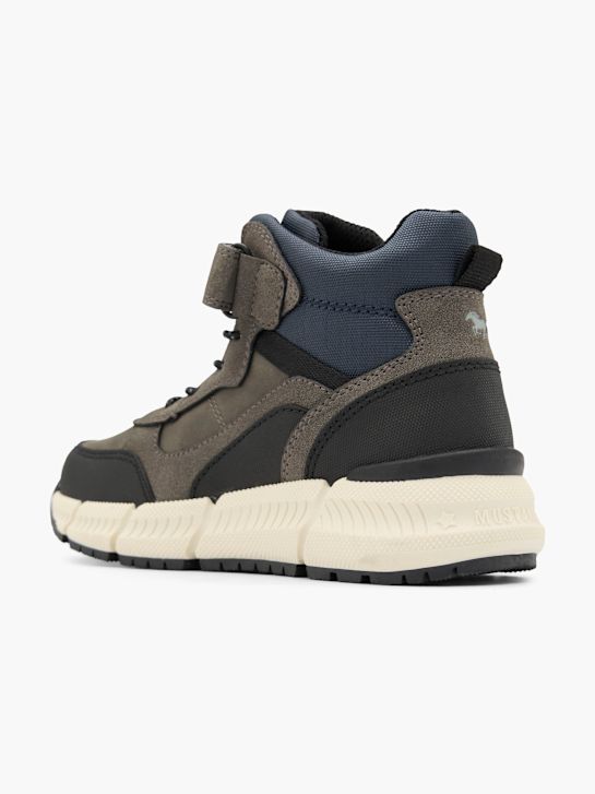 Mustang Bottes à lacets Gris 81344 3