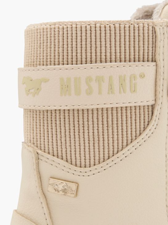 Mustang Bottes à lacets Beige 81347 5