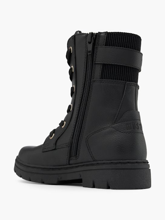 Mustang Bottes à lacets Noir 81343 3