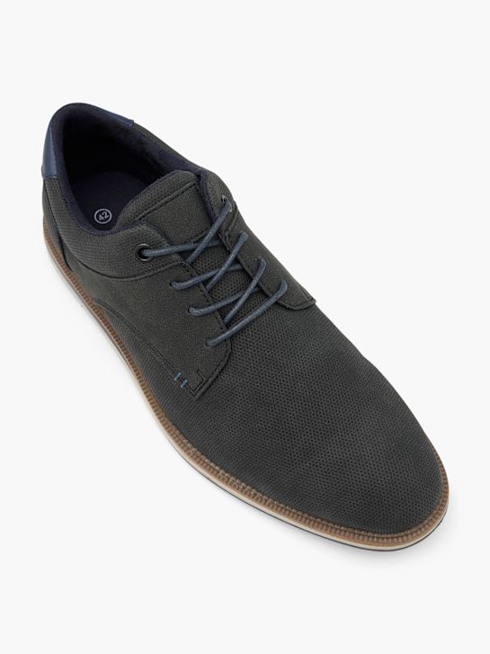 AM SHOE Businessschuh Grau 81613 2