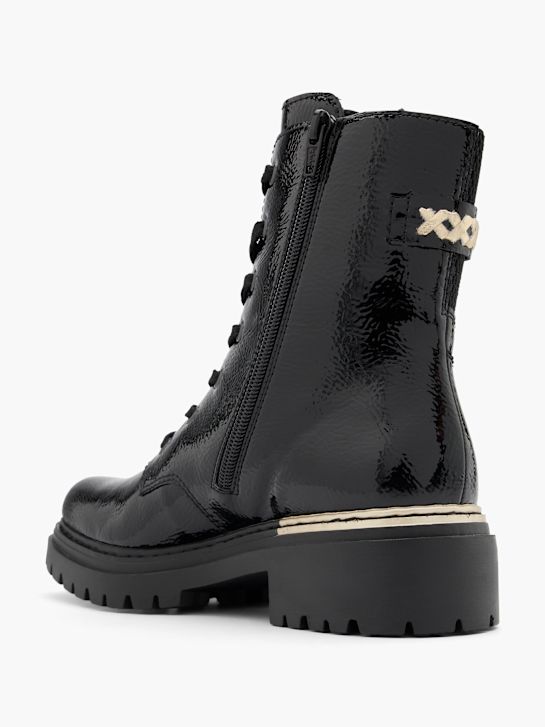 Rieker Schnürstiefelette Schwarz 89647 3