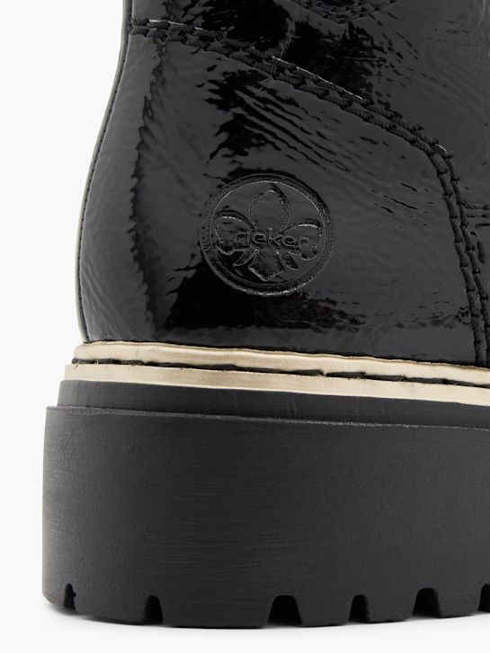 Rieker Schnürstiefelette Schwarz 89647 6