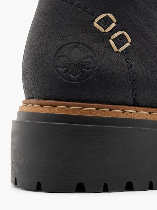 Rieker Bottes à lacets Noir 89644 6