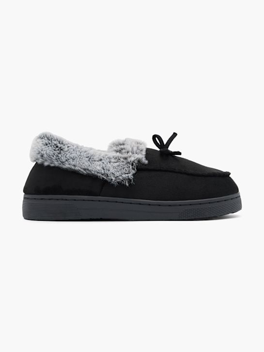 Casa mia Chaussons fourrés Noir 81656 1