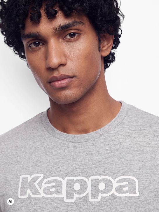 Kappa Tee-shirt Gris 81619 4