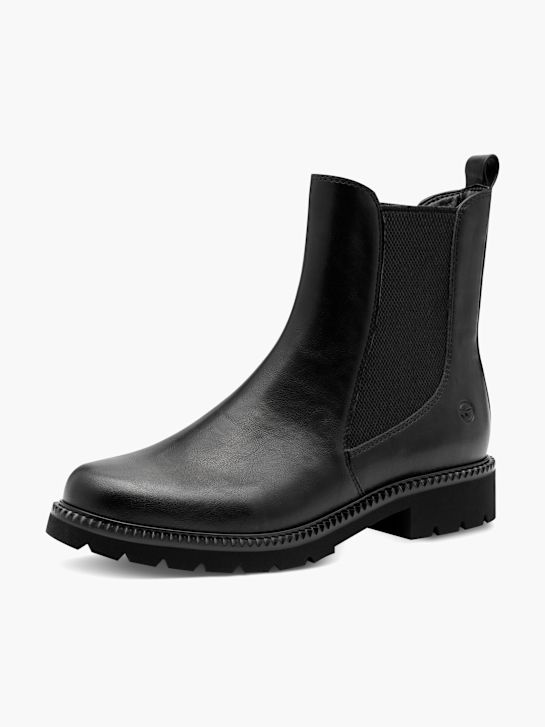 Tamaris Chelsea csizma Fekete 90282 3