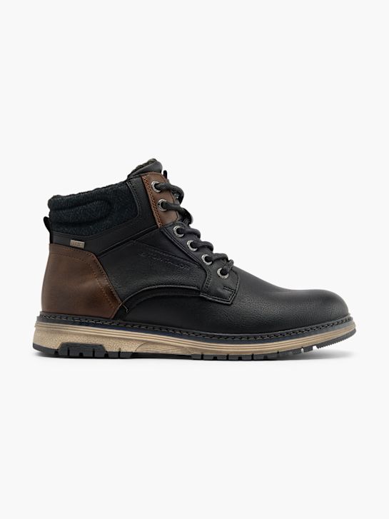 TOM TAILOR Bottes à lacets Noir 90607 1
