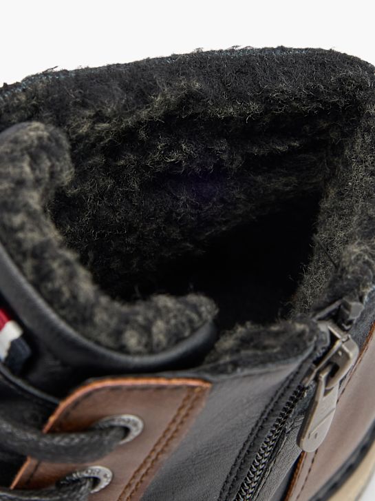 TOM TAILOR Bottes à lacets Noir 90607 5