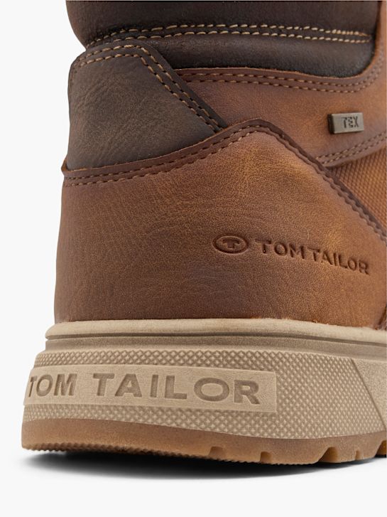 TOM TAILOR Bottes à lacets Cognac 90608 6