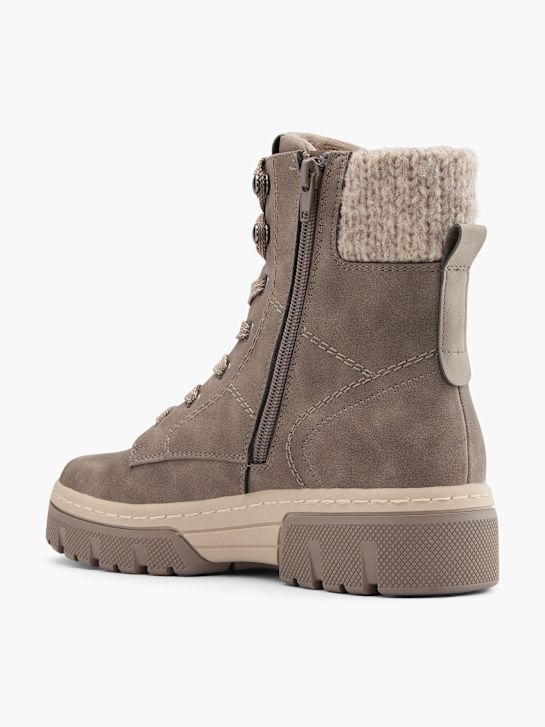 Easy Street Bottes à lacets Taupe 91700 3