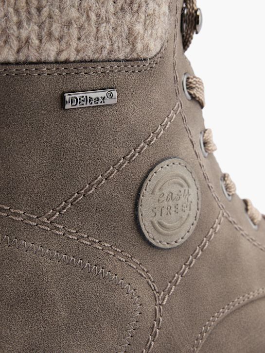 Easy Street Bottes à lacets Taupe 91700 5
