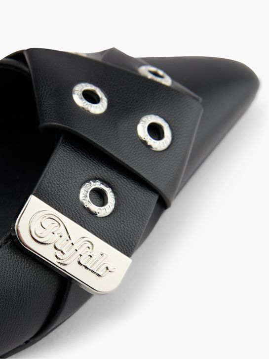 Buffalo Slingback salonarji Črna 91034 5