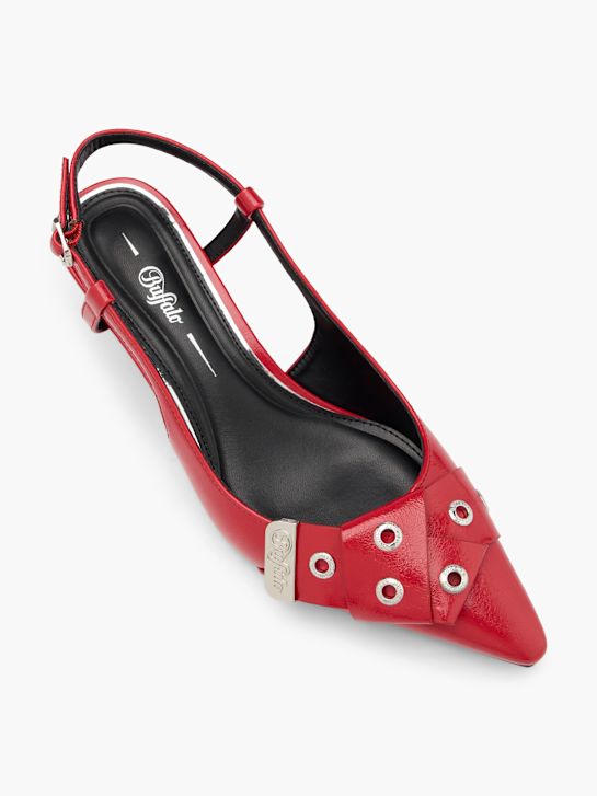 Buffalo Décolleté con cinturino Rosso 91037 2