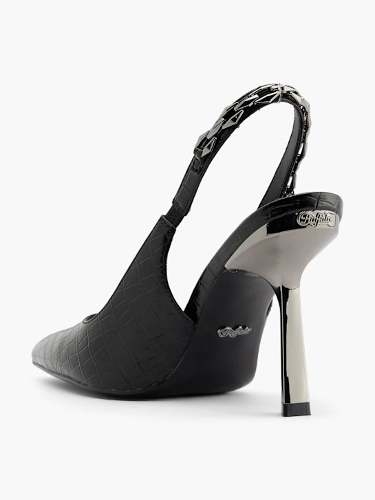 Buffalo Slingback salonarji Črna 91036 3
