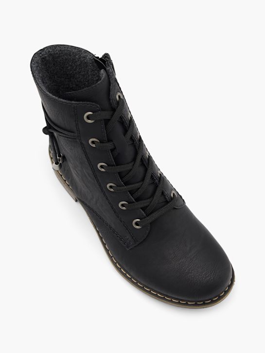 Rieker Schnürboots Schwarz 91686 2