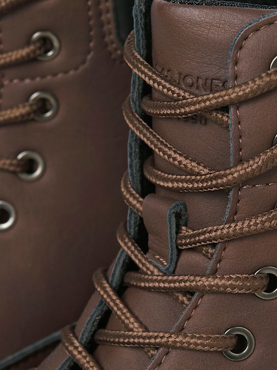 JACK & JONES Bottes à lacets Marron 96378 4