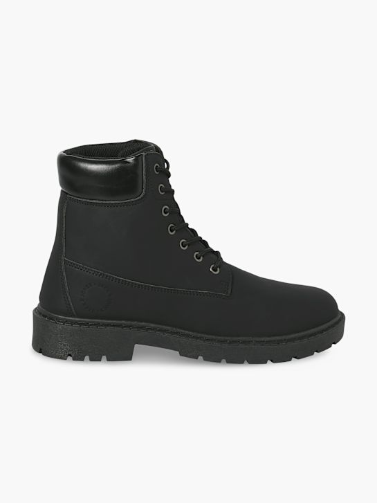 JACK & JONES Schnürboots Schwarz 96387 1