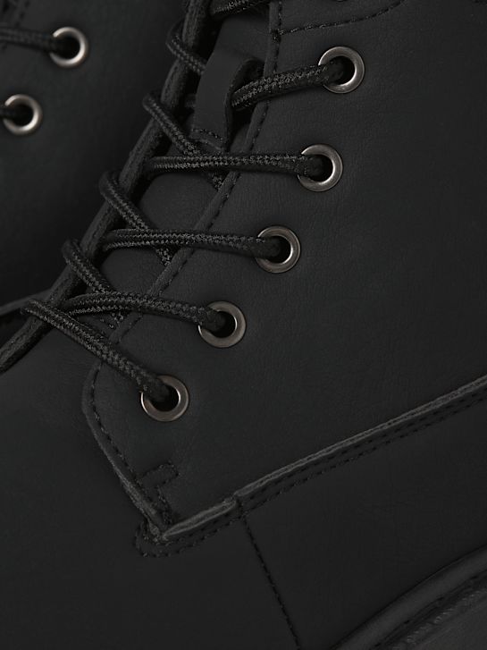JACK & JONES Schnürboots Schwarz 96387 4