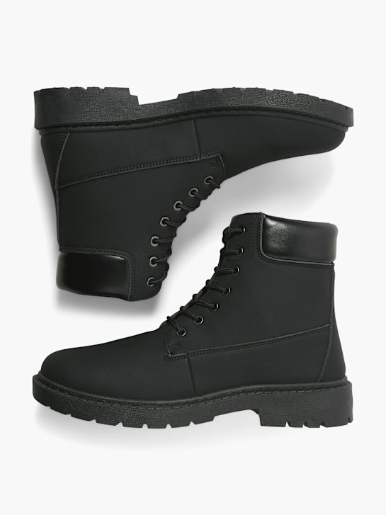 JACK & JONES Schnürboots Schwarz 96387 6