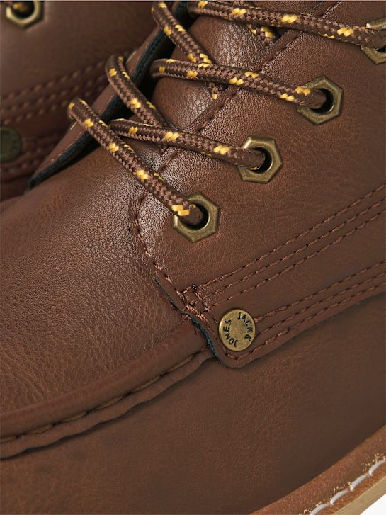 JACK & JONES Ghete cu șireturi Coniac 96375 4