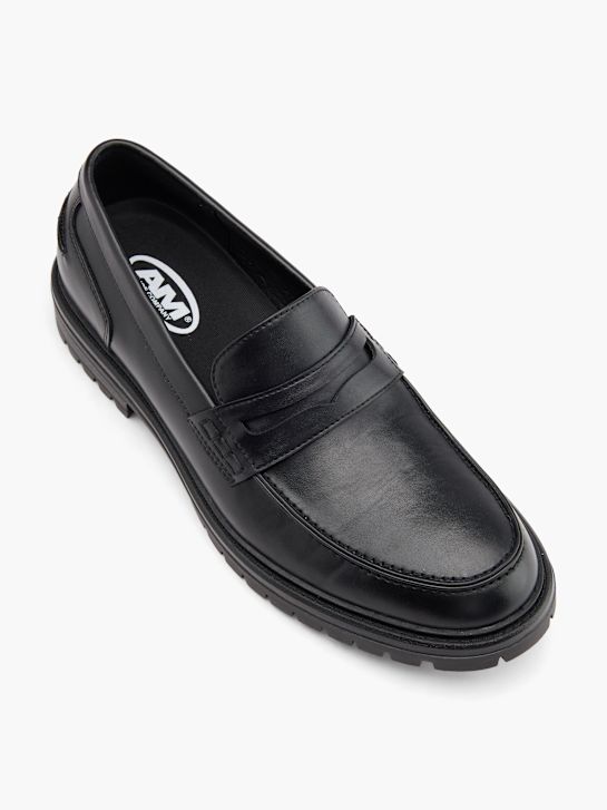 AM SHOE Loaferi Negru 96553 2