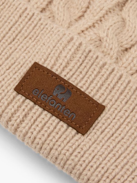 elefanten Strickmütze Beige 96570 3