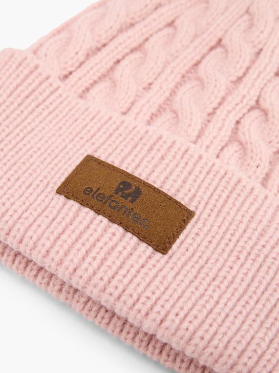 elefanten Bonnet tricoté Rose 96572 3