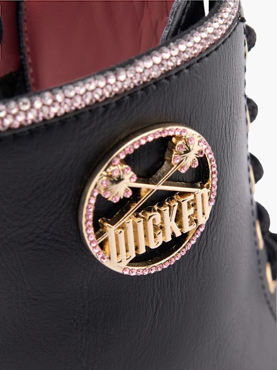 Wicked Botki sznurowane Czarny 96671 5