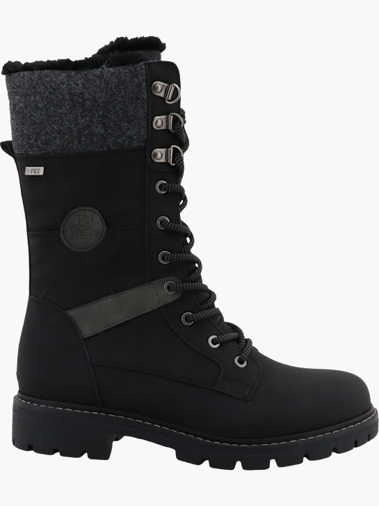 TOM TAILOR Schnürboots Schwarz 96687 1