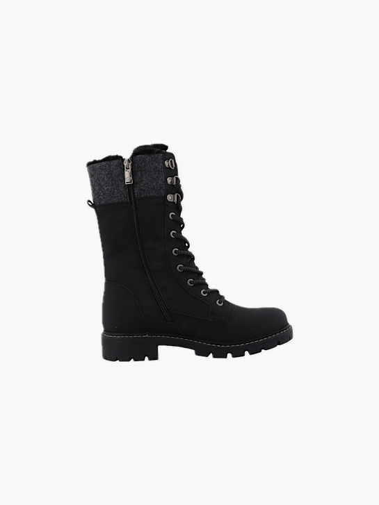 TOM TAILOR Schnürboots Schwarz 96687 3