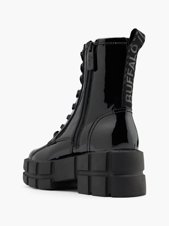 Buffalo Čizme s vezicama Crna 96816 3